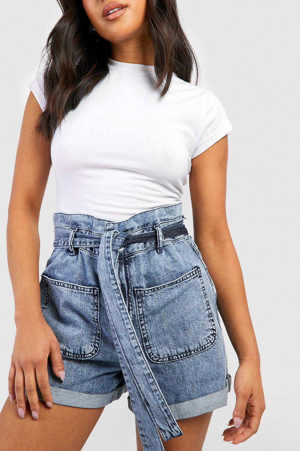 Pacsun cherry hot sale paperbag shorts